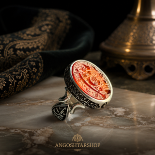 انگشتر عقیق سرخ