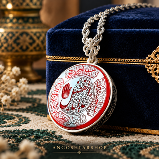 گردنبند عقیق سرخ