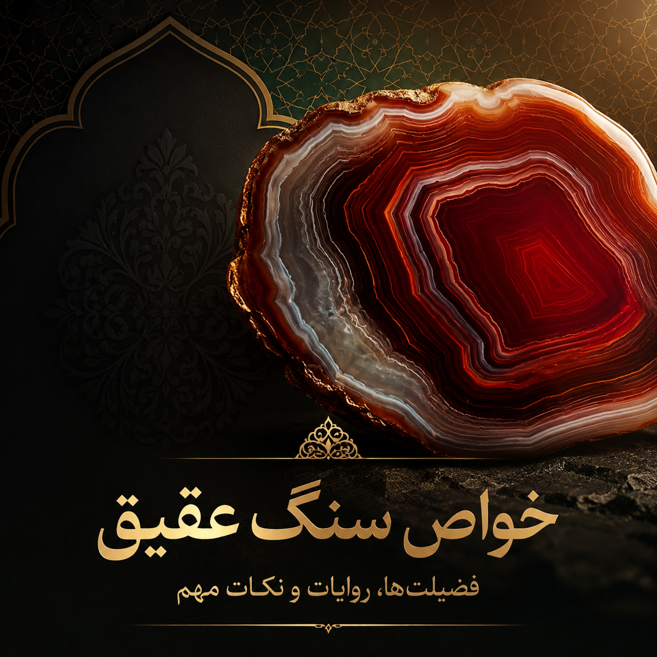 خواص سنگ عقیق