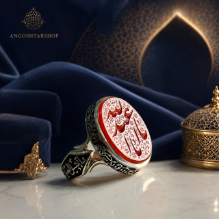 انگشتر عقیق سرخ